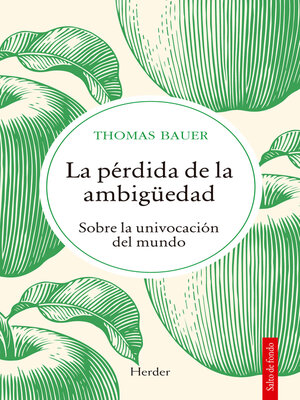 cover image of La pérdida de la ambigüedad